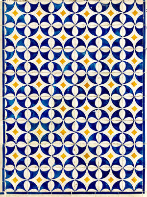 Four Petals Tile Pattern Wallpaper