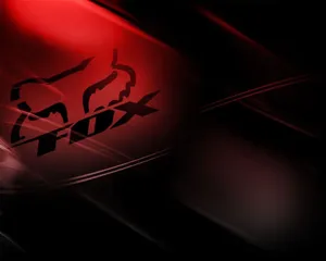 Fox Racing Logo On A Black Background Wallpaper