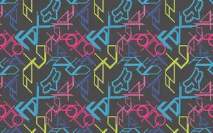 Fox Racing Logo Straight Lines Wallpaper