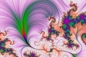 Fractal Art Pattern Wallpaper