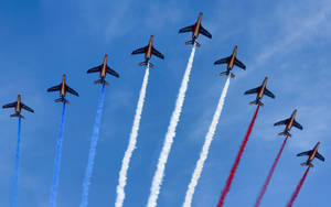 France Flag Airplane Wallpaper