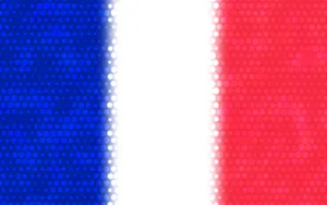 France Flag Pixel Art Wallpaper
