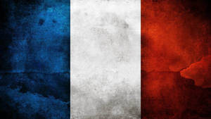 France Flag With Shadows Wallpaper