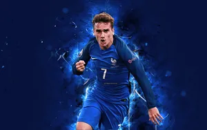 France National Football Team Antoine Griezmann Wallpaper