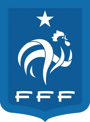 France National Football Team Blue Logo Wallpaper