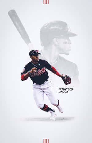 Francisco Lindor Cleveland Indians Baseball Art Wallpaper