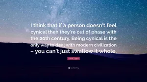 Frank Zappa Cynical Wallpaper
