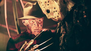 Freddy Krueger With Jason Wallpaper