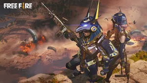 Free Fire Bundle Egyptian Gods Wallpaper