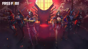 Free Fire Bundle Samurai Skins Wallpaper