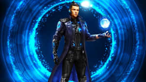 Free Fire Chrono Blue Ball Wallpaper