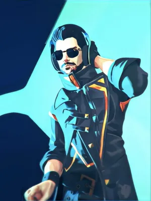Free Fire Dj Alok Headphones Wallpaper