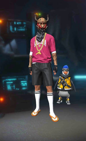 Free Fire Hip Hop Bundle With Mr.waggor Wallpaper