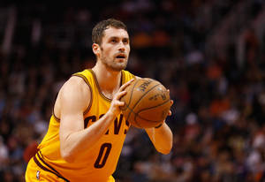 Free Throw Kevin Love Wallpaper