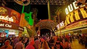 Fremont Street Close-up Wallpaper