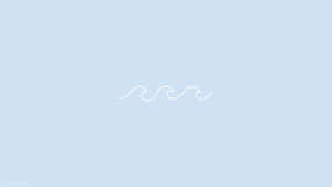 Fresh And Elegant Pastel Blue Aesthetic Desktop Wallpaper