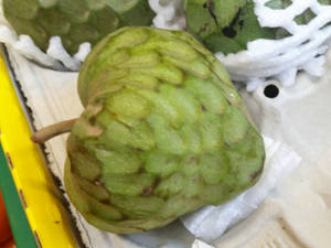 Fresh Cherimoya Fruit On A Scenic Background Wallpaper