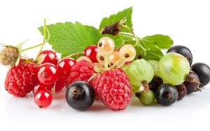 Fresh Fruit Mixed Berries Currant Wallpaper