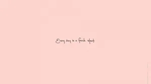 Fresh Start Peach Color Aesthetic Wallpaper