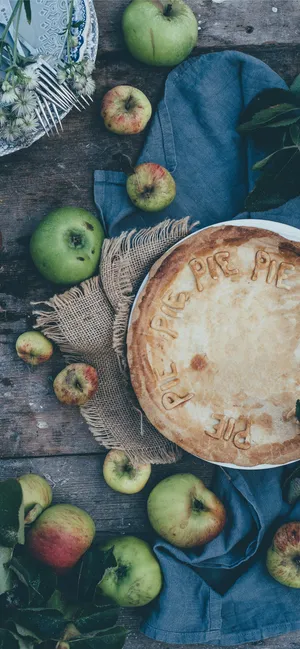 Freshly Baked Pie For Thanksgiving Iphone Wallpaper
