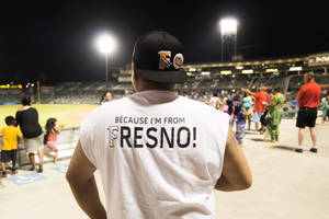 Fresno Print On White Shirt Wallpaper