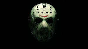 Friday The 13th Jason's Mask In Dark Wallpaper