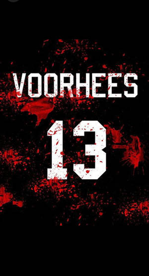 Friday The 13th Voorhees Bloody Jersey Wallpaper