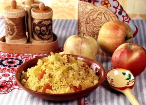 Fried Rice With Apples Wallpaper
