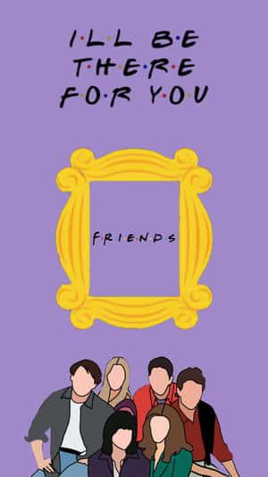 Friends Iphone Faceless Drawing Wallpaper