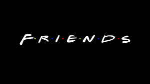 Friends Logo Black Background Wallpaper
