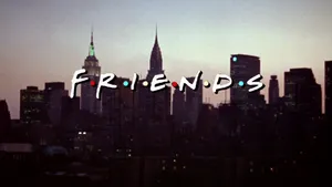 Friends Logo City Buildings Wallpaper