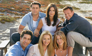 Friends Main Casts Desktop Wallpaper