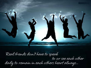 Friendship Quotes About Real Friends Wallpaper