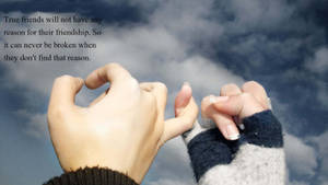 Friendship Quotes Pinky Promise Wallpaper