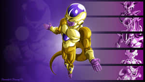 Frieza Golden Armor Purple Wallpaper