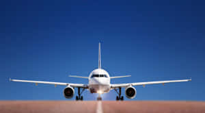 Front Angle Shot Plane 4k Ultra Hd Wallpaper