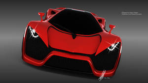 Front Of Red Pagani From Iphone Wallpaper
