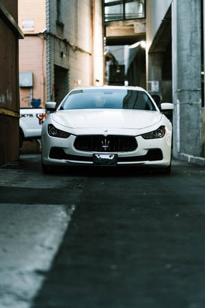 Front View Maserati Car Wallpaper