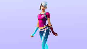 Frosted Flurry Fortnite Manic Skin Wallpaper