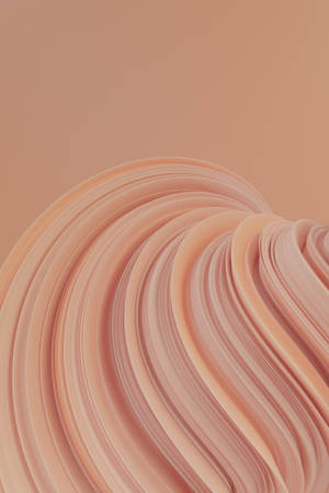 Frosting In Pastel Orange Aesthetic Color Wallpaper