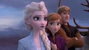 Frozen 2 Elsa, Anna And Kristoff Wallpaper