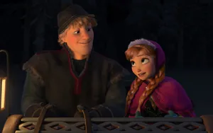 Frozen Anna Kristoff Wallpaper