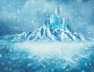 Frozen Castle Scenery Wallpaper