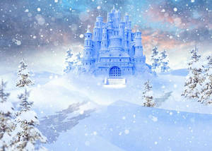 Frozen Castle Wonderland Wallpaper