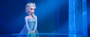 Frozen Elsa Balcony Wallpaper