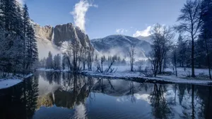 Frozen Lake 4k Ultra Hd Landscape Wallpaper