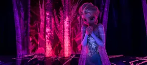 Frozen Pink Ice Wallpaper