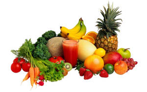 Fruits And Vegetables Food Desktop Wallpaper
