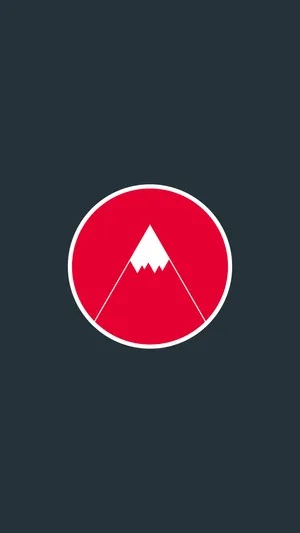 Fuji Mountain Japanese Minimalist Art Wallpaper