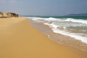Fukuoka's Turquoise Ocean View Wallpaper